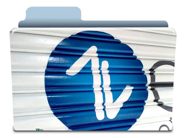Pintura de logotipo em porta de aço | Elevapro