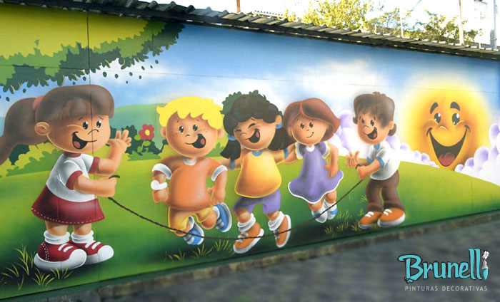 decorao de fachada para escola infantil