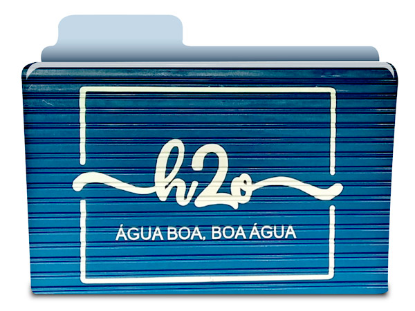 Pintura de letras em portas de ao - H2O