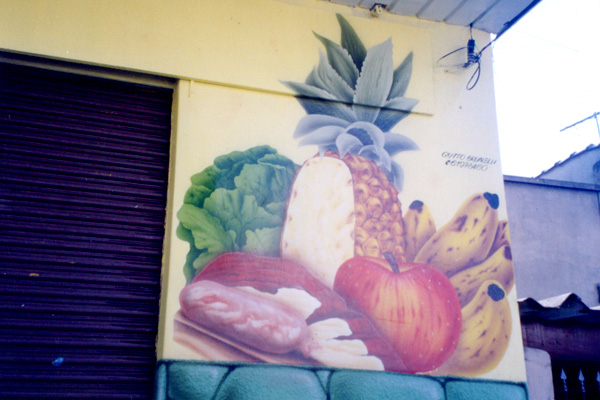 Pintura decorativa de fachada mercado poupa preo