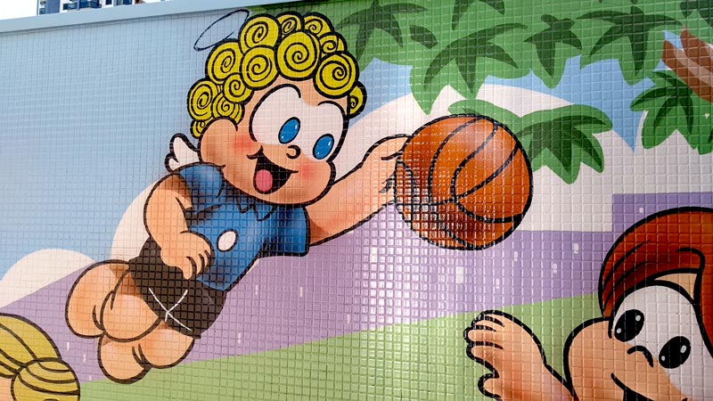 pintura de mural infantil