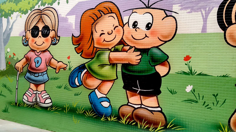 pintura de mural infantil