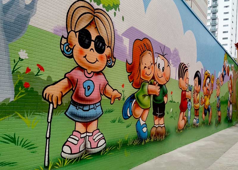 pintura de mural infantil