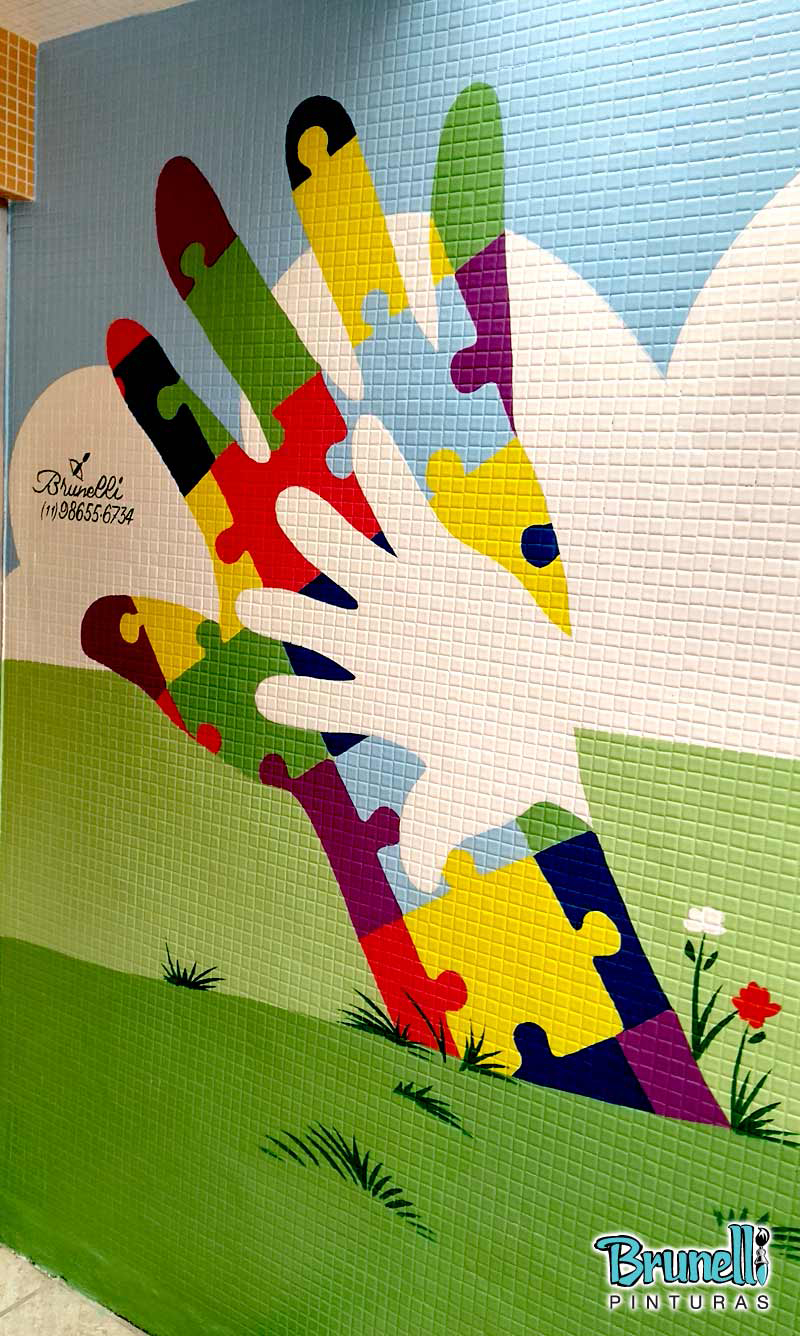 pintura de mural infantil