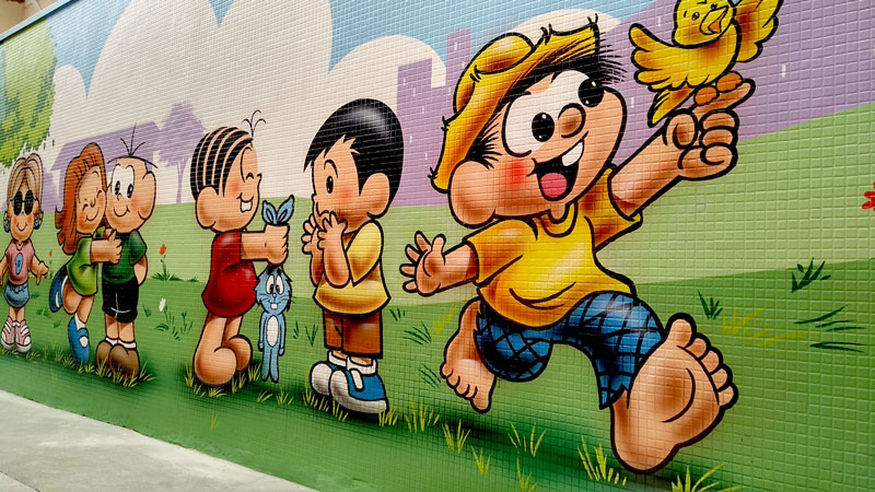 pintura de mural infantil