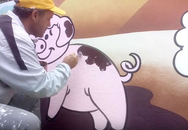Pintura decorativa para escola infantil