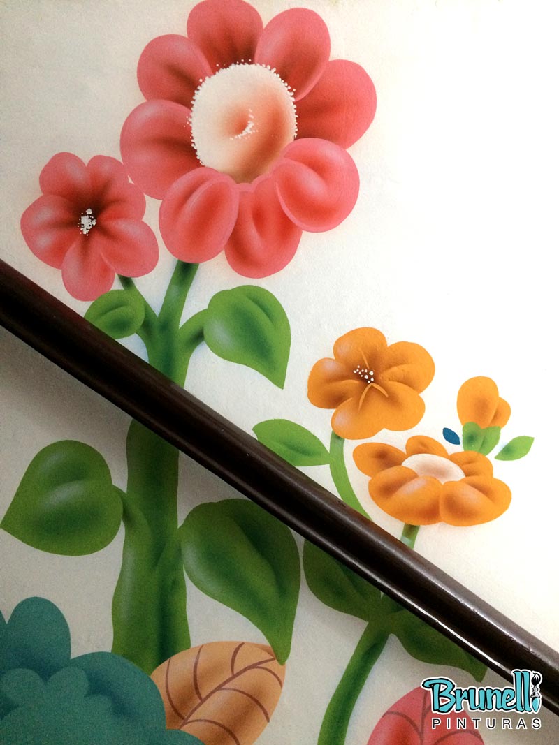Pintura decorativa para escola infantil