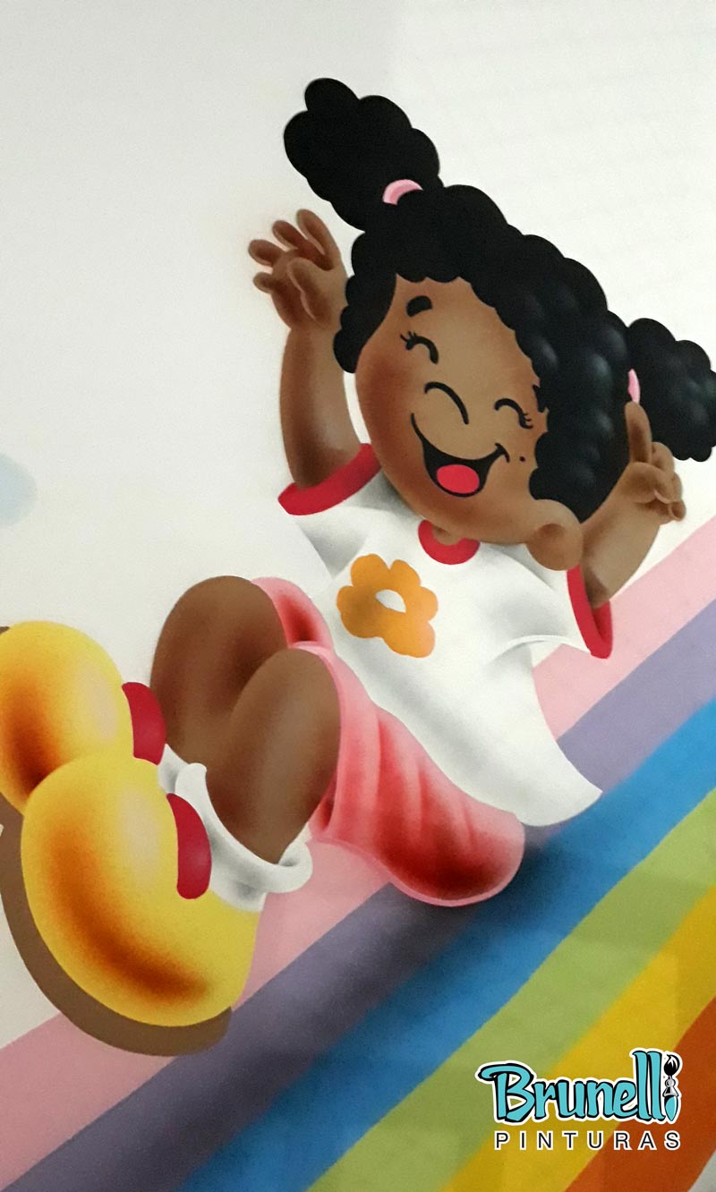 Pintura decorativa para escola infantil