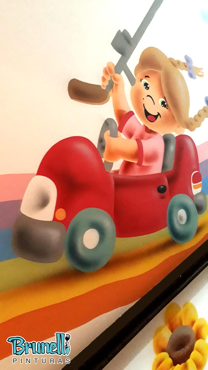 Pintura decorativa para escola infantil