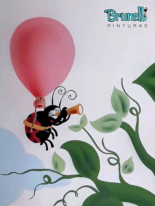 Pintura decorativa para escola infantil