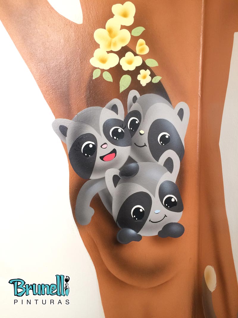 Pintura decorativa para escola infantil