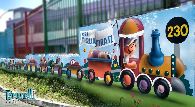 pintura para escola de educao infantil