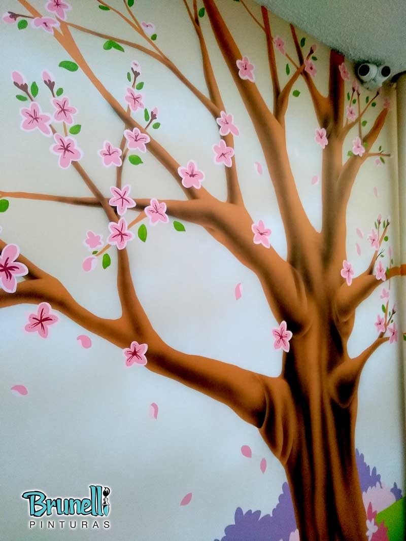 pinturas decorativas em paredes para escolas infantis