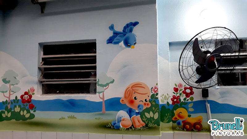 Pinturas decorativas para Escolas Infantis