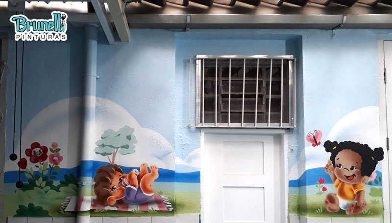 Pinturas decorativas para Escolas Infantis