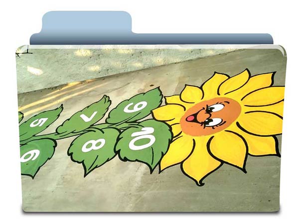 educação infantil pintura no chão