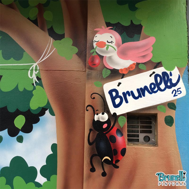 Pintura para escola de educa��o infantil peraltinha 2025